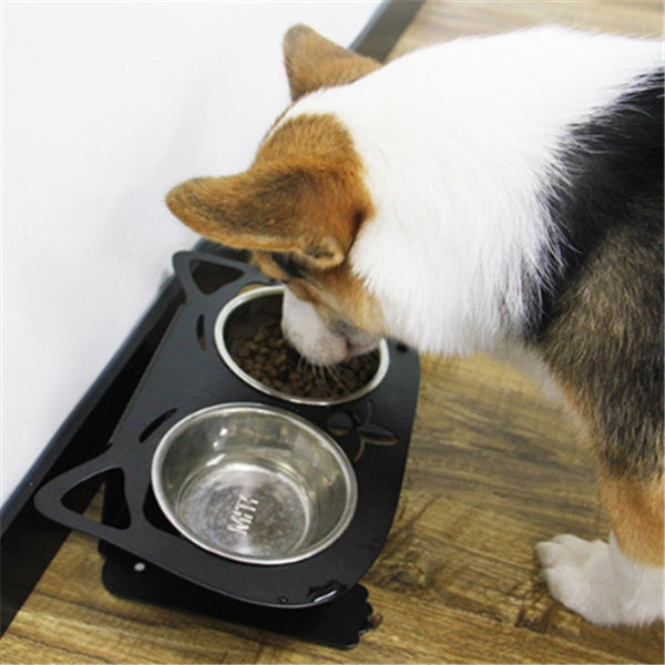 Anti-falling Cat Dog Feeding Water Bowl by Mirlaine Univers