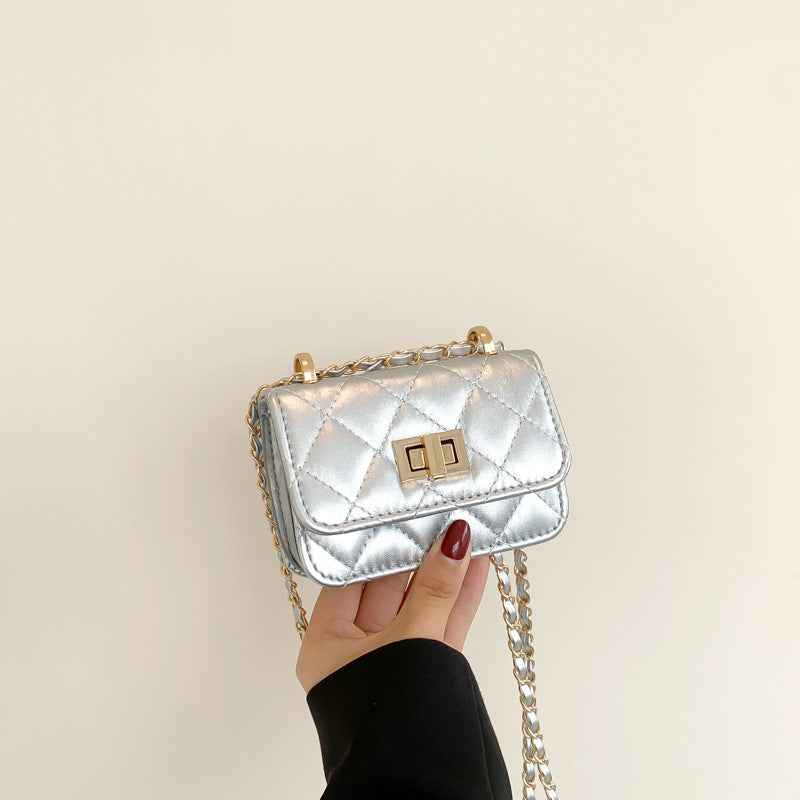 Fashionable Lock-Clasp Chain All-Match Crossbody Bag For Women