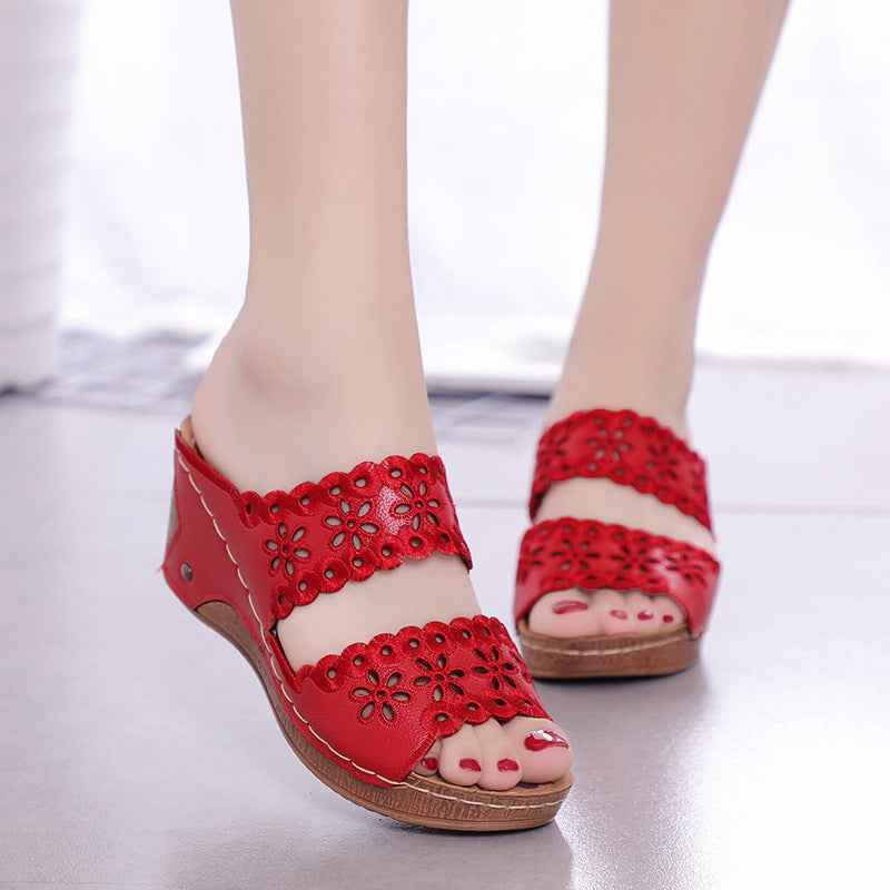 Wedge sandals women summer sponge cake