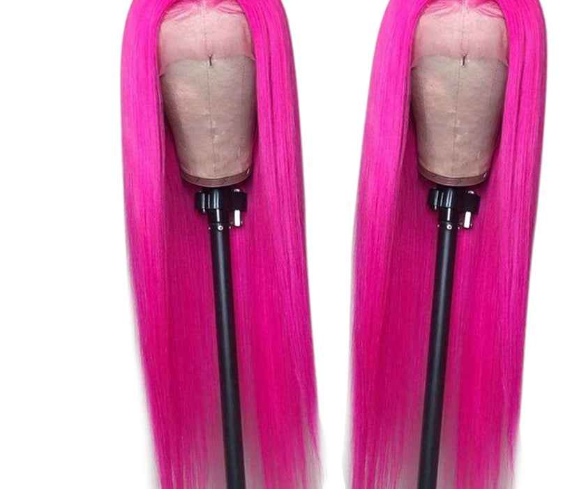 High temperature silk chemical fiber front lace wig hood