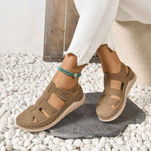 Harajuku Roman Closed Toe Fashion Platform Sandals For Women