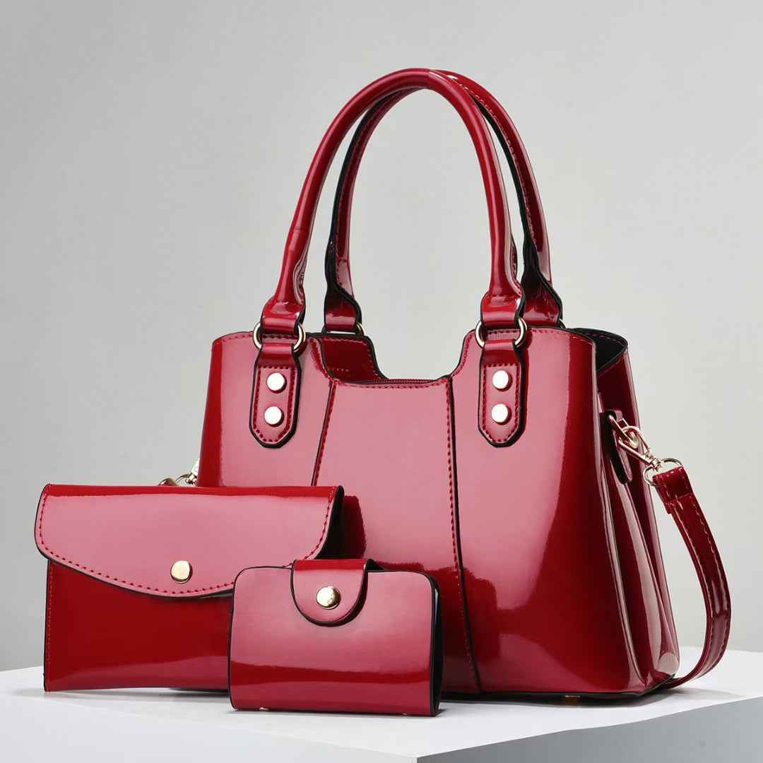 Large-capacity Three-piece Set Of Mother-and-child Crossbody Bags