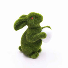 Easter Egg Gift Simulation Flocking Rabbit Garden Decoration Ornaments