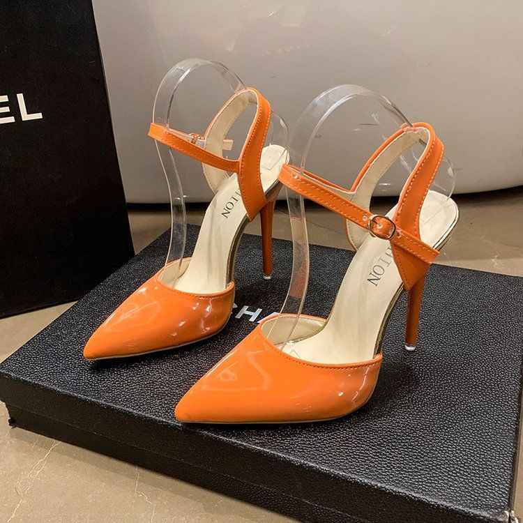 European And American Ankle-strap Buckle Sandals Women