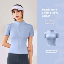 High Elastic Short Yoga Clothes Short Sleeve Sports Jacket