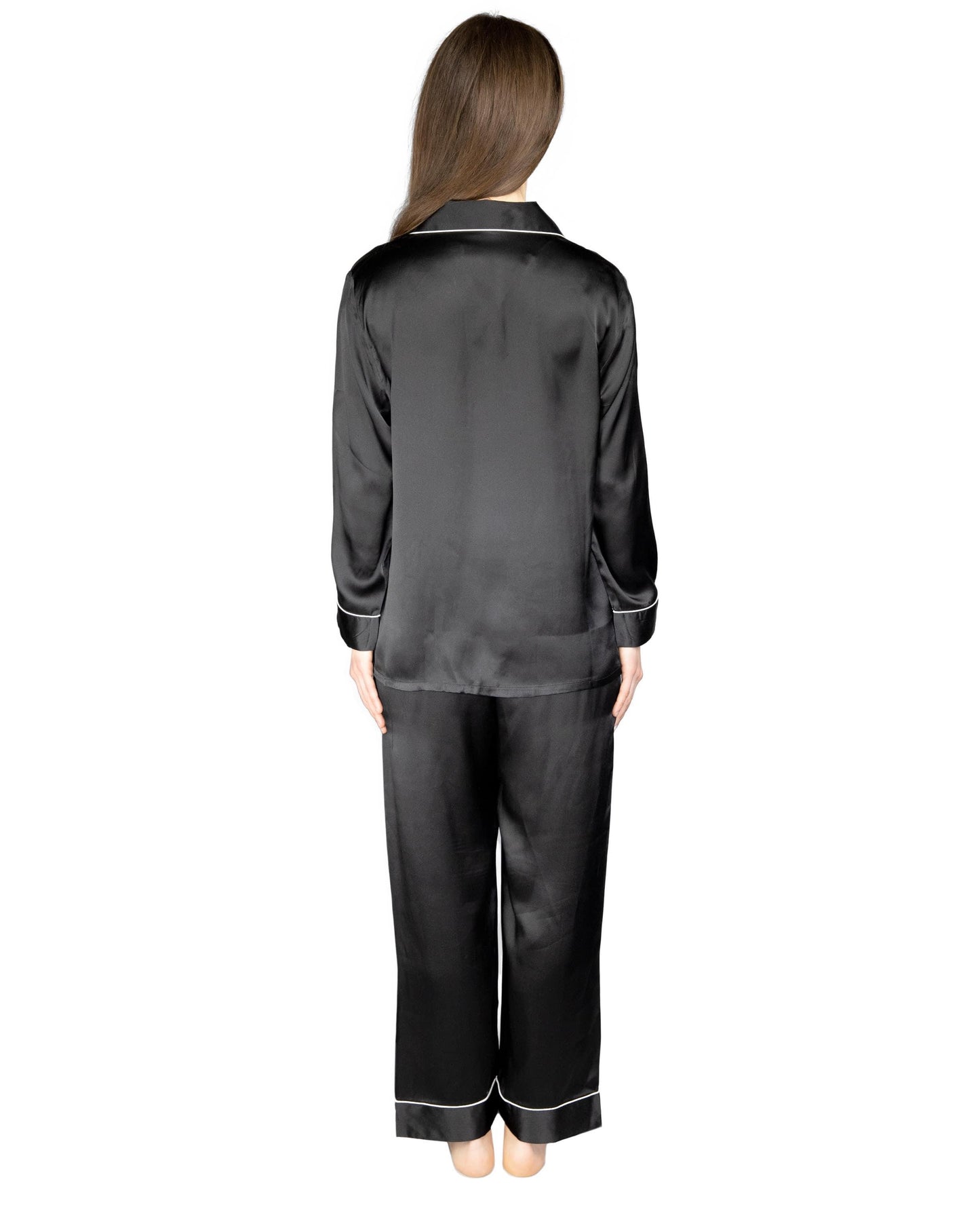 100% Silk Pajama Set, Maia by Less Is Amor