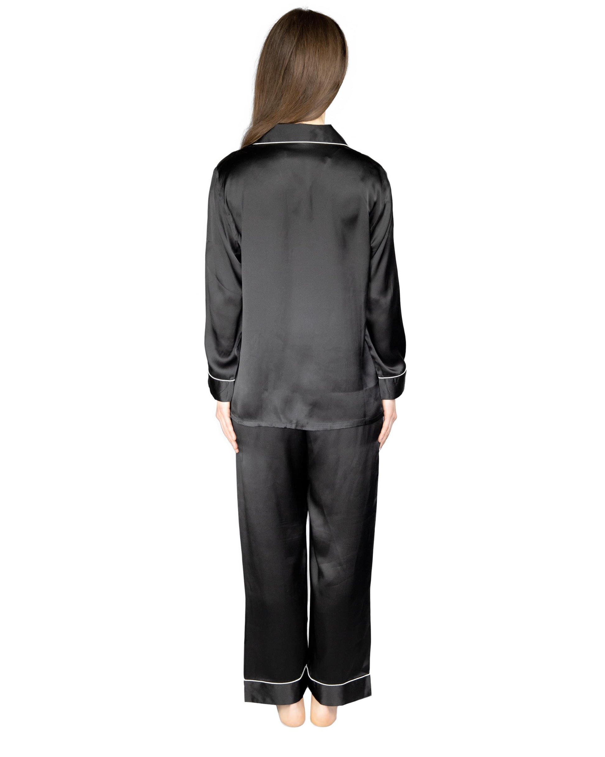 100% Silk Pajama Set, Maia by Less Is Amor
