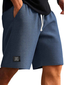 Waffle-Weave Cropped Pants Mens Mid-Years Pants
