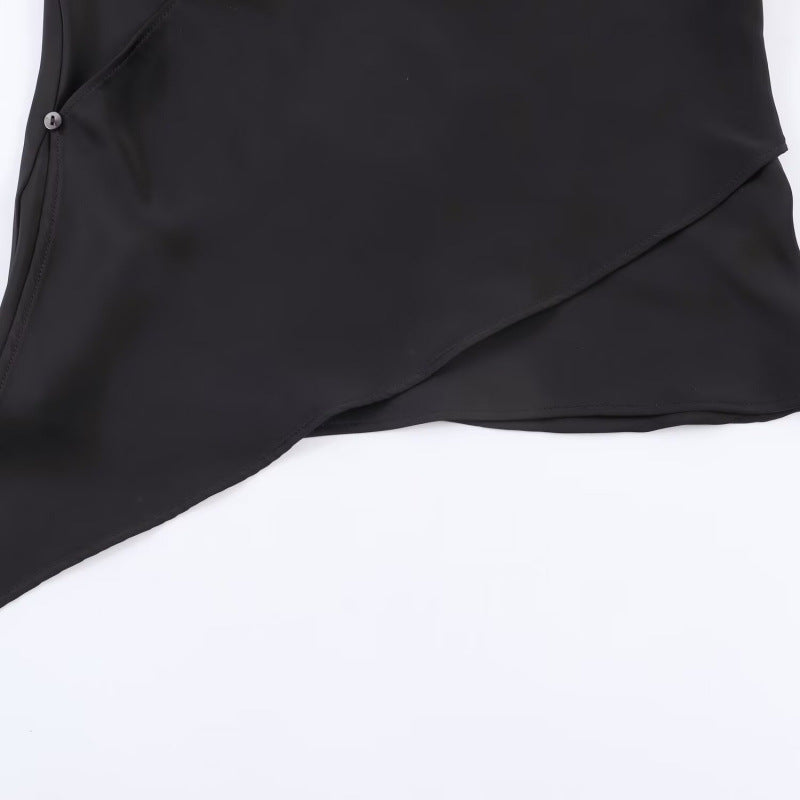 European And American-style Fashionable Versatile Satin-textured Halter-neck Top by Mirlaine Univers European And American-style Fashionable Versatile Satin-textured Halter-neck Top Mirlaine Univers european-and-american-style-fashionable-versatile-satin-textured-halter-neck-top 0 European And American-style Fashionable Versatile Satin-textured Halter-neck Top Mirlaine Univers European And American-style Fashionable Versatile Satin-textured Halter-neck Top