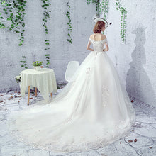 Wedding Dress Bride One-shoulder Trailing French Veil Hepburn Female by Mirlaine Univers