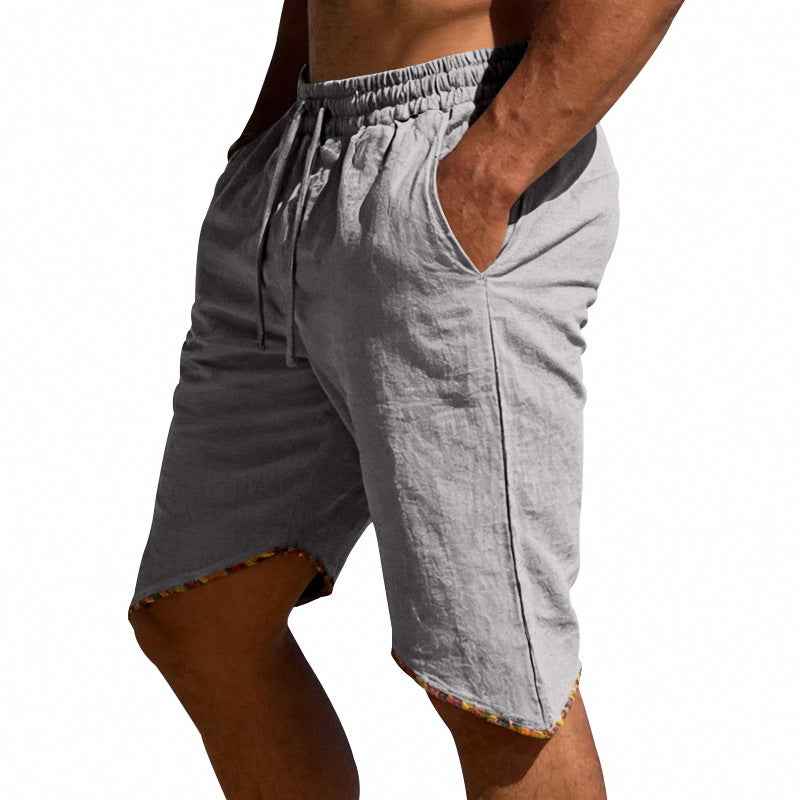 Men's Linen Loose Beach Casual Shorts