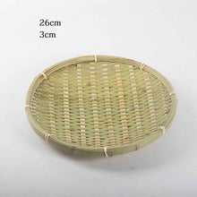Hand-woven Mini Fruit Basket Grid Small Bamboo Basket Fruit Basket Small Basket