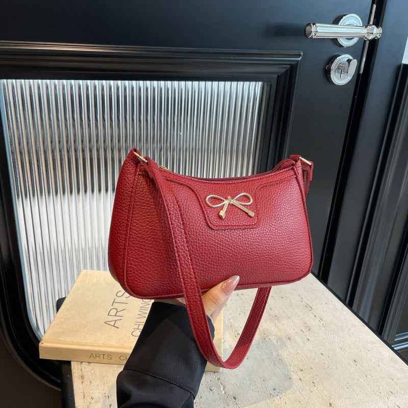 Womens Stylish Bow-Tie Western-Style Underarm Bag