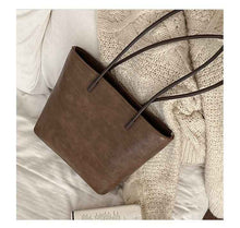 Retro Minimalist Tote Bag Versatile Large-capacity Shoulder Bag
