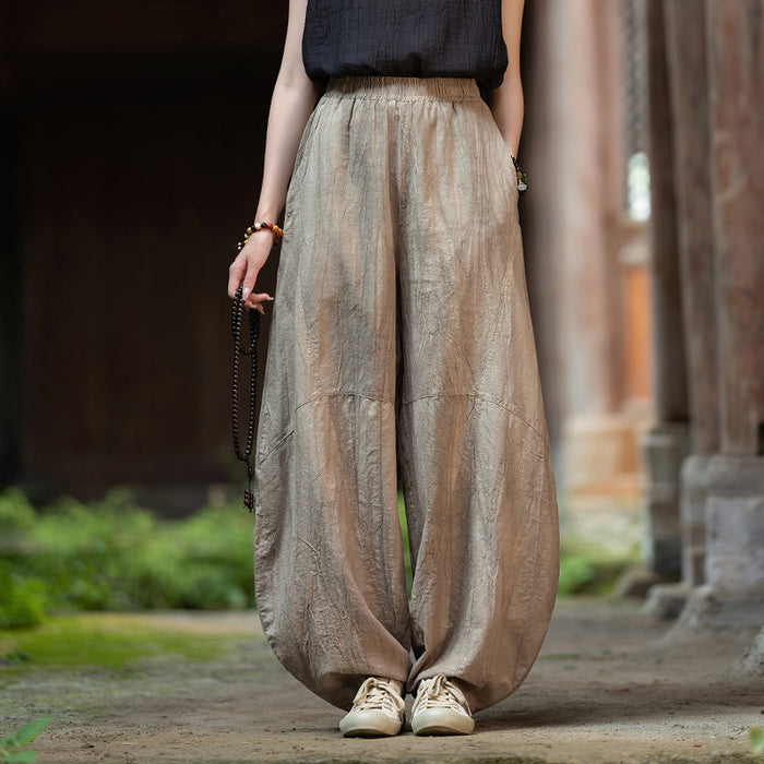 Pantalon large décontracté et tendance pour femme