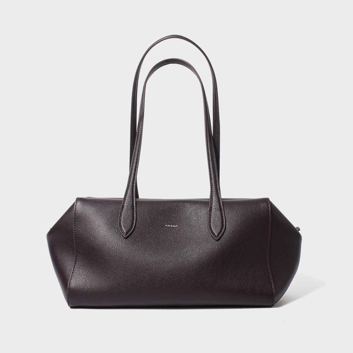 Womens Solid-Color High-Capacity Simple Commuter Tote Bag