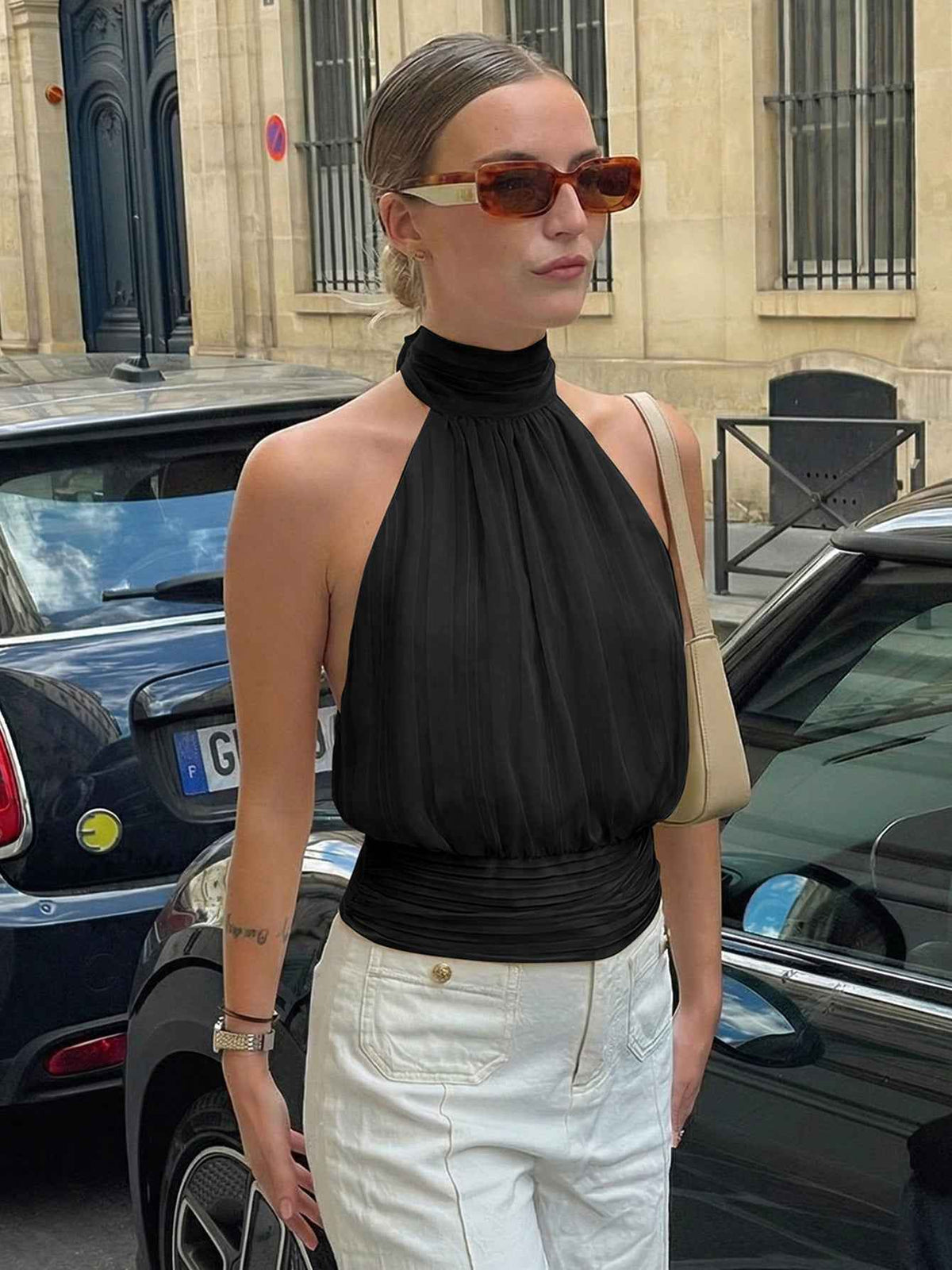 Sexy Fashionable Chic Lace-up Tube Top For Women