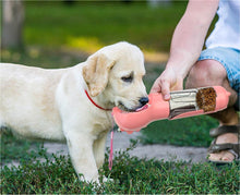 Pet Water Bottle Feeder Bowl Garbage Bag Storage Portable Pet Outdoor Travel 3 In 1 Dog Water Bottle by Mirlaine Univers
