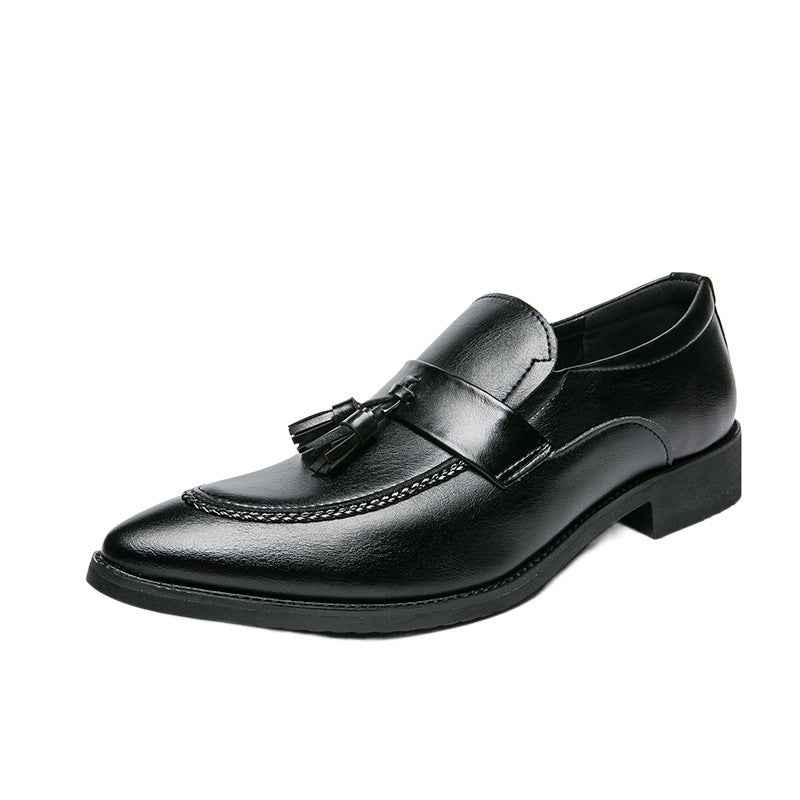 Mens British-style Casual Fashionable Business Tassel Leather Shoes