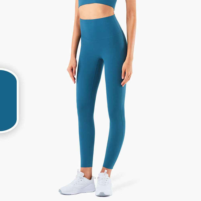 Pantalon de yoga effet seconde peau taille haute galbant pour femme, pantalon de sport polyvalent pour l'entraînement