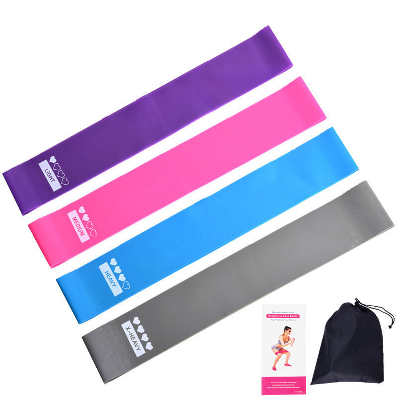 Resistance Bands Sealing Elastic Booty Sport Bodybuilding Rubber Band For Fitness Gym Leagues Equipment Sports Mini Yoga by Mirlaine Univers