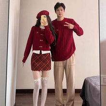 Women's Fake Two Pieces Sweaters Top