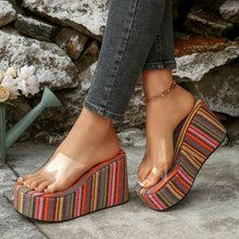 Plus-size Thick-soled Wedge Sandals For Women