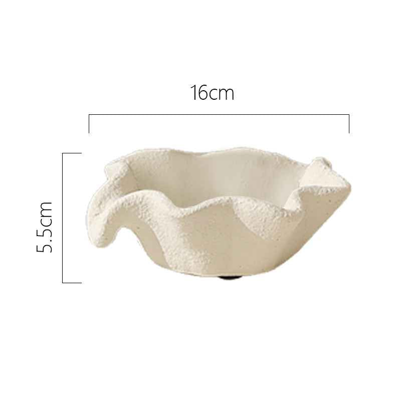 Ins Style No Hole Moon Pattern Cement Mini Flowerpot