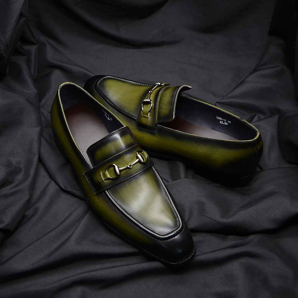 Trendy Summer Business Casual Fashion Cowhide Men's Shoes