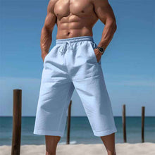 Breathable Capri Pants Mens Fashionable Casual Breathable Shorts