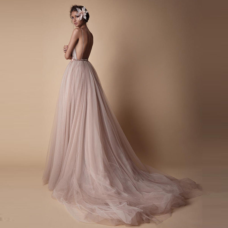 Bride Wedding Dress Women New Style Sling Bridesmaid Dress by Mirlaine Univers
