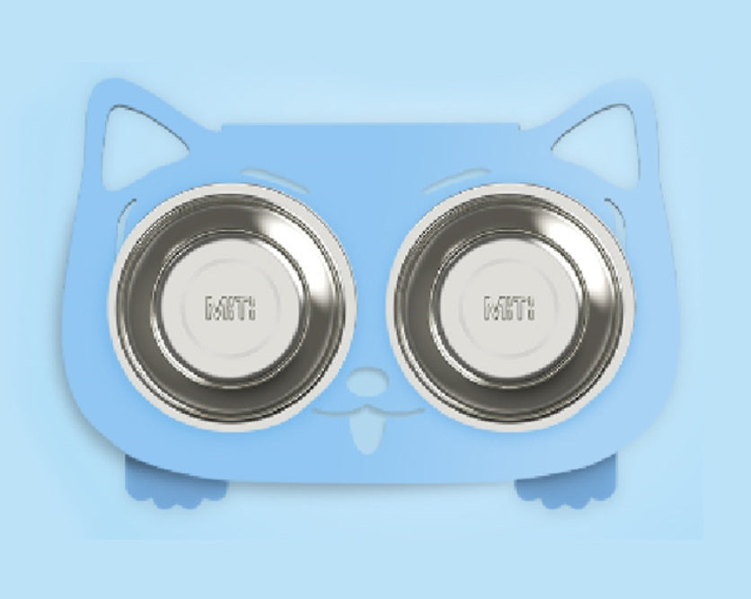 Anti-falling Cat Dog Feeding Water Bowl by Mirlaine Univers