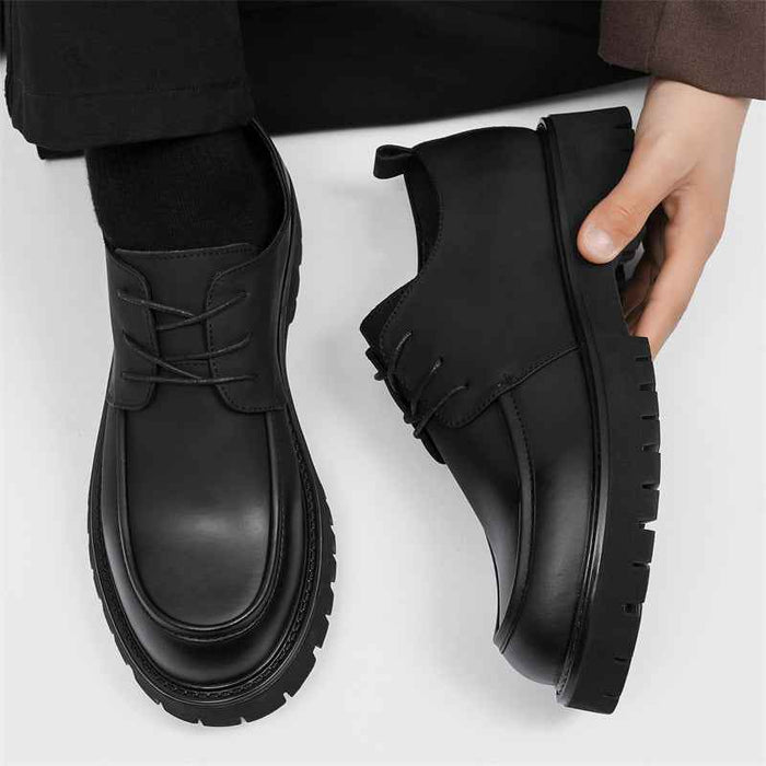 Spring And Autumn Business Formal British Leather Shoes