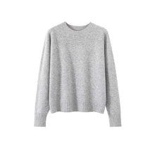 Crew-neck Long-sleeve Top Relaxed-fit Base Layer Effortless Laid-back Style