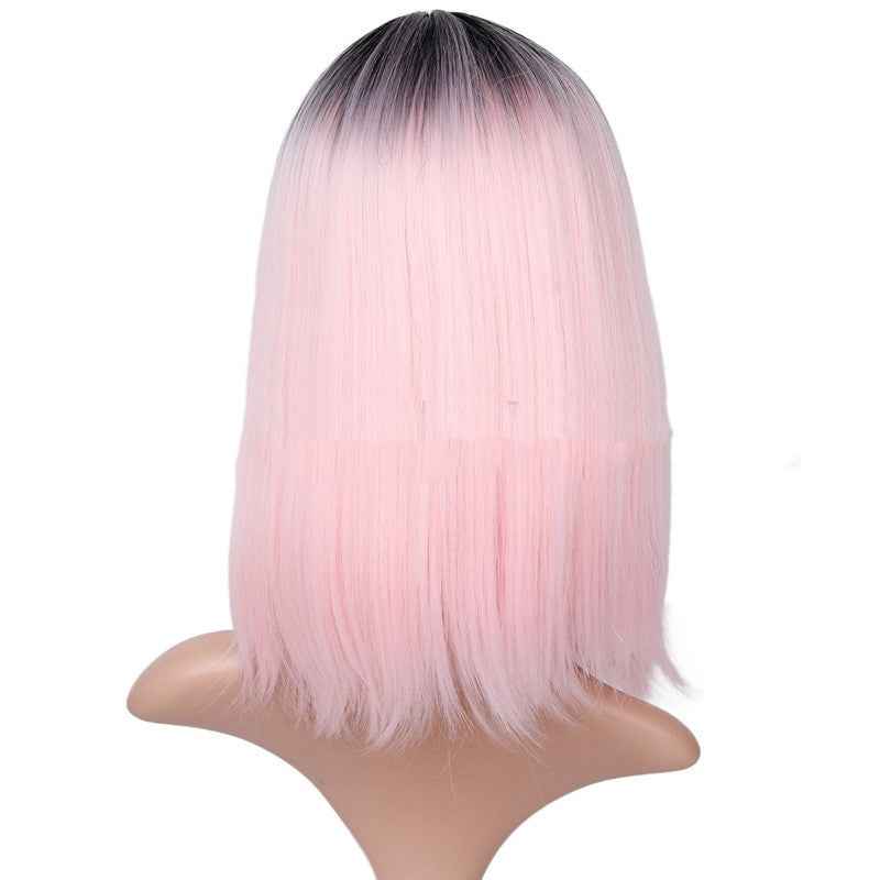 BOBO head gradient short straight hair hood