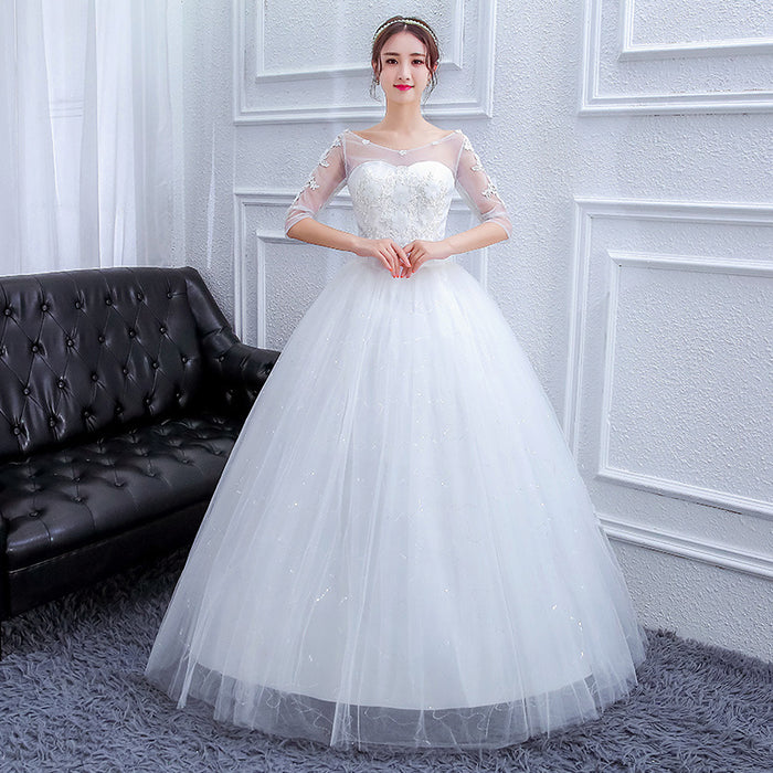 Robe de mariée de la nouvelle mariée