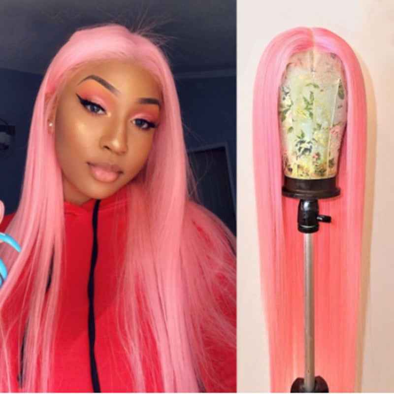High temperature silk chemical fiber front lace wig hood