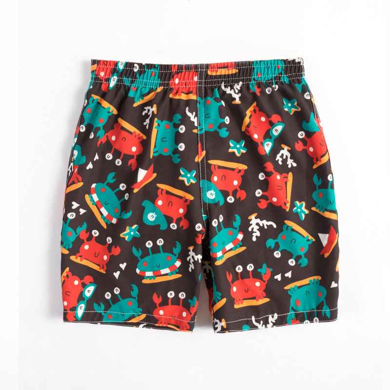 Children's beach shorts boxer swimming trunks