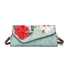 Chinese-style Shoulder Bag With A Rich Opulent Floral Design by Mirlaine Univers