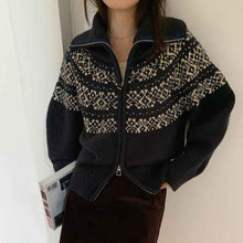 Knitted Cardigan Christmas Vintage Sweater