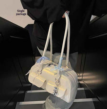 Bow-tie Ribbon Bowling Bag A Stylish High-capacity Shoulder And Tote Bag