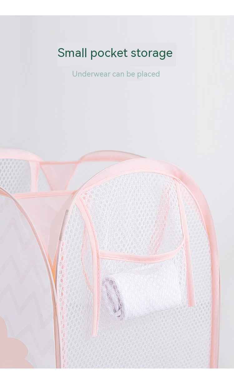 Cartoon Laundry Basket Large Laundry Basket Storage Basket Foldable Dirty Clothes Basket Simple Put Dirty Clothes Storage Basket