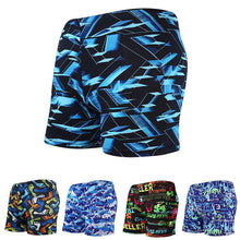 Printed Adult Swimming Trunks Men's Plus Size Boxer Beach Shorts