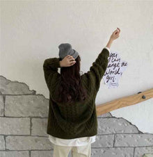 Women's Sweaters For Early Autumn And Winter Are Loose-fitting