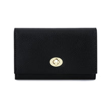 Luxury Leather Influencer-Style Womens Wallet With A Lock Closure by Mirlaine Univers