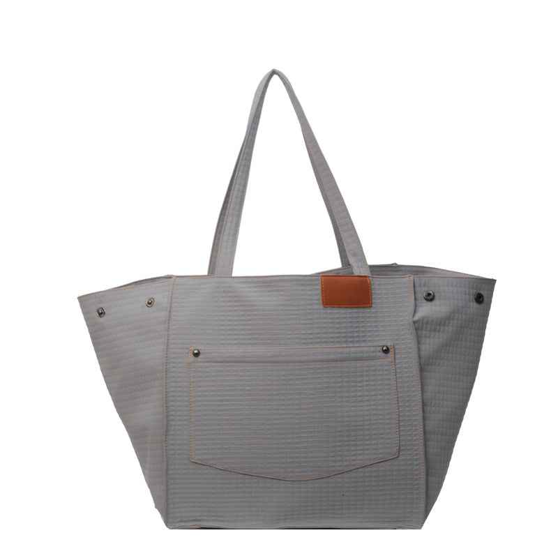 Womens Stylish High-Capacity One-Shoulder Canvas Bag