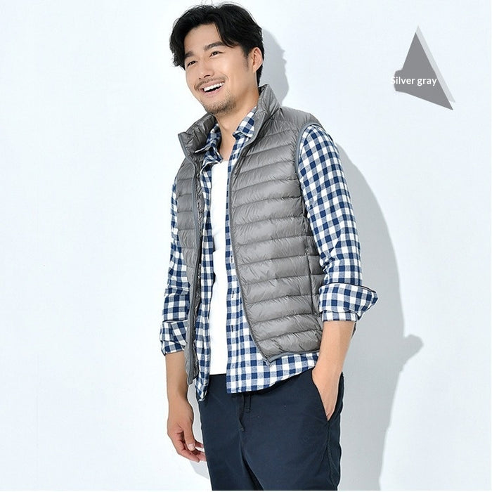 Men's Clothing New FallWinter Lightweight Down Vest
