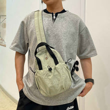 Large-Capacity Crossbody Nylon Backpack