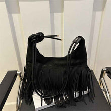 Womens Bohemian Retro Tassel Shoulder Crossbody Bag