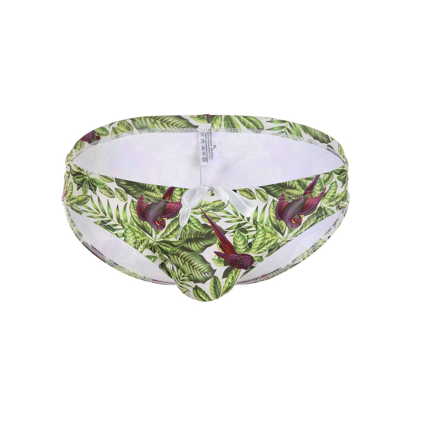 Sexy Print Swimming Trunks Plant Coconut Maple Leaf Trendy Beach Hot Spring Pants Multi-color